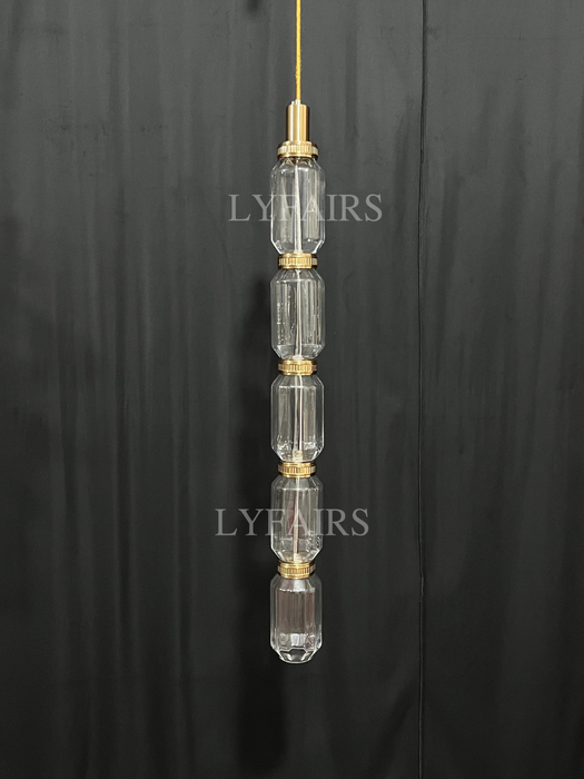 Irregular Art Glass Pendant Lamp