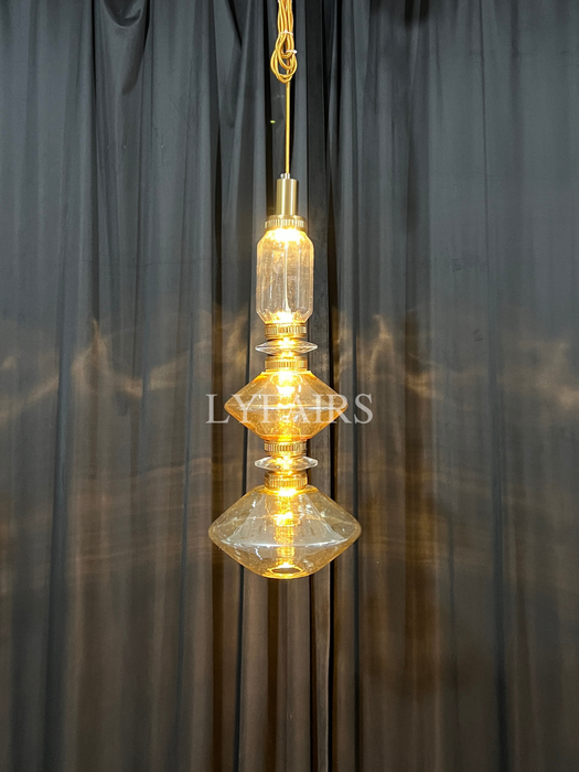 Irregular Art Glass Pendant Lamp
