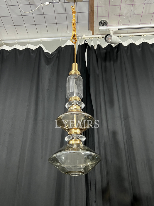 Irregular Art Glass Pendant Lamp