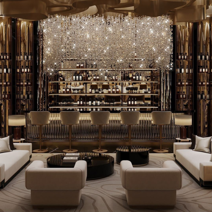 Luxury Floating Crystal Cluster Chandelier for Dining Room/Bar/Kitchen Island