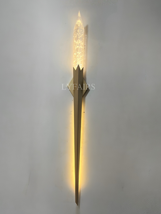 Luxury Torch Crystal Wall Lamp