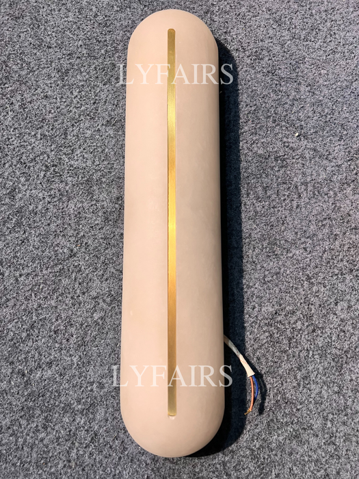 Modern Alabaster Brass Decorative Wall Light