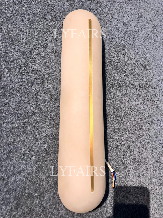 Modern Alabaster Brass Decorative Wall Light