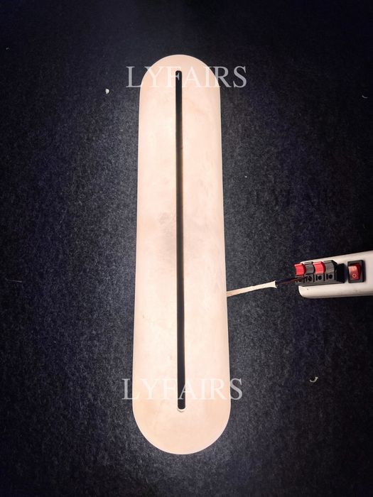 Modern Alabaster Brass Decorative Wall Light