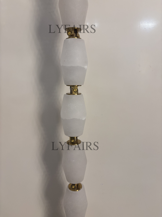 Modern Alabaster Necklace Wall Lamp