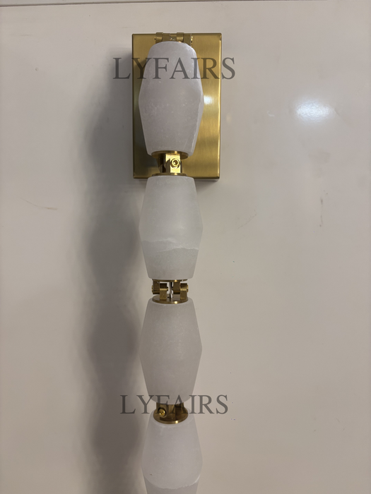 Modern Alabaster Necklace Wall Lamp