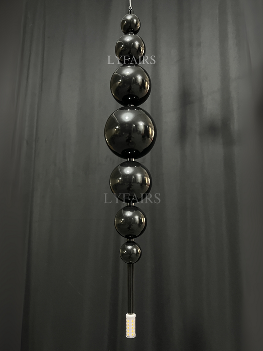 Modern Creative Black/Gold Cluster Glass Pendant Lamp