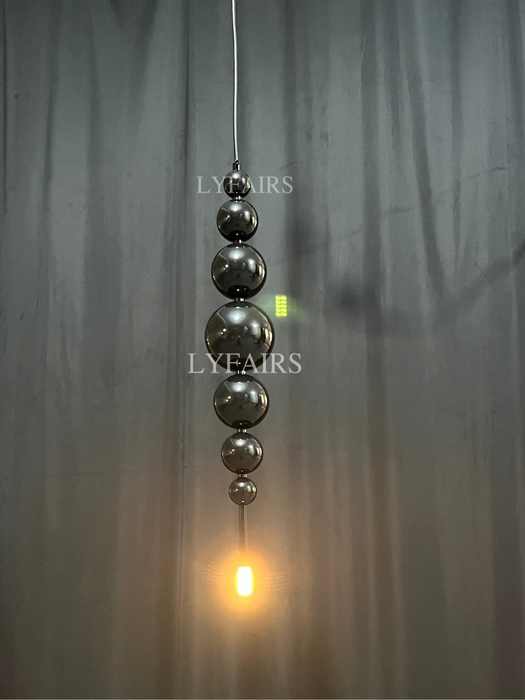Modern Creative Black/Gold Cluster Glass Pendant Lamp