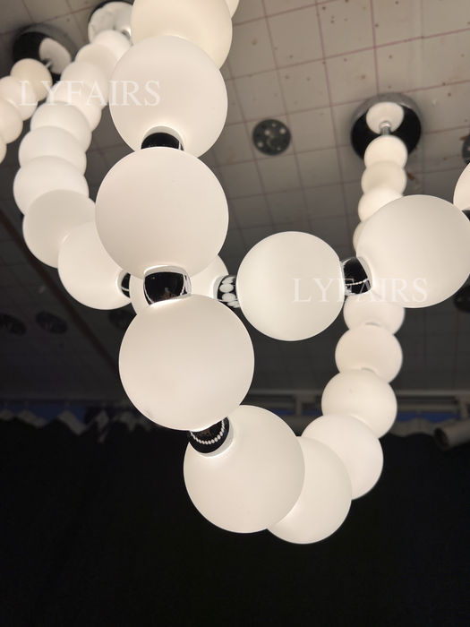 Modern Creative Pearl Necklace Chandelier