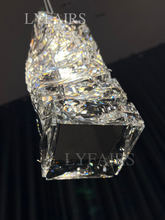Modern Crystal  Diamond Pendant Light for Living/Dining Room/Bedroom/Bedside /Staircase/Foyer