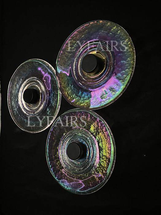 Modern Handcrafted Radiant Glass Wall Lamp