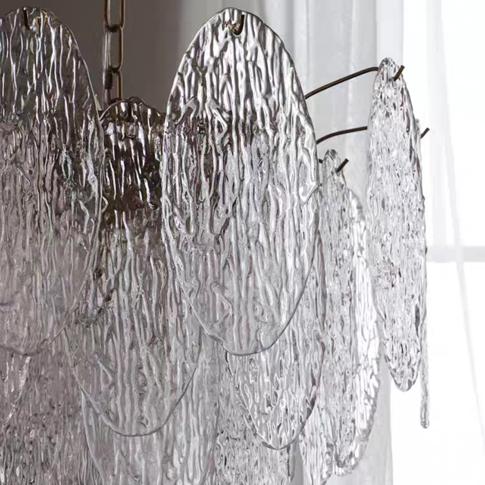 Modern Round/Rectangle Handmade Glass Chandelier