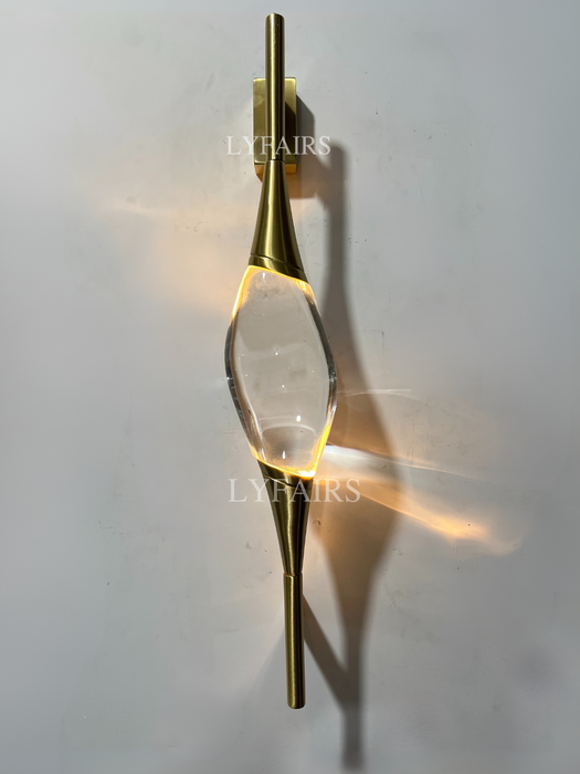 Modern Stick Crystal Wall Lamp