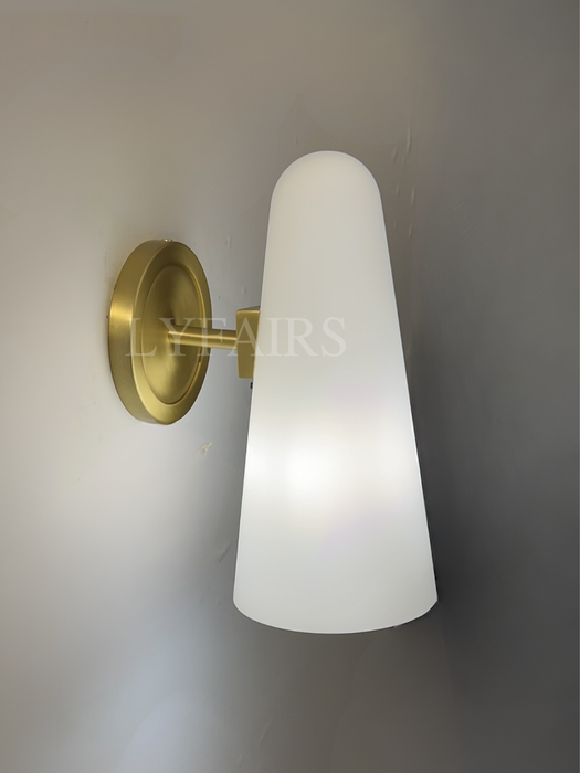 Modern Style Round Cone Hat Wall Lamp