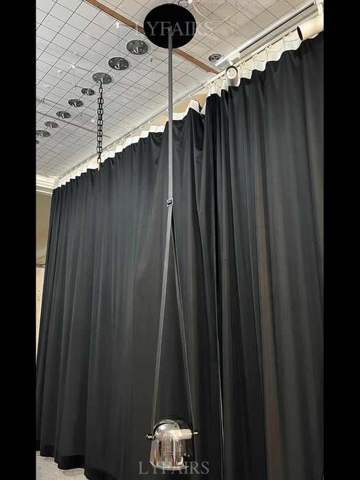 Modern White/Smoky Gray/Clear Glass Pendant