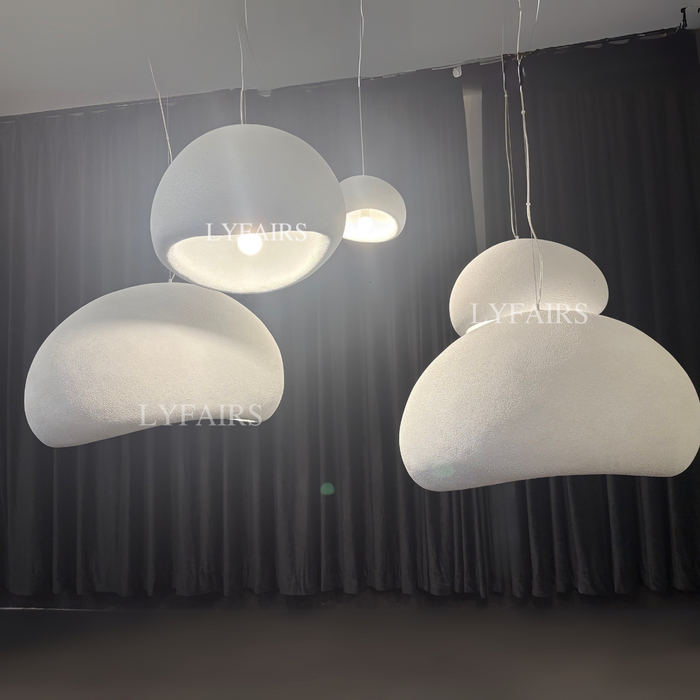Nordic Minimalist Art Mushroom Cloud Pendant Light for Living/Dining Room/Bedroom