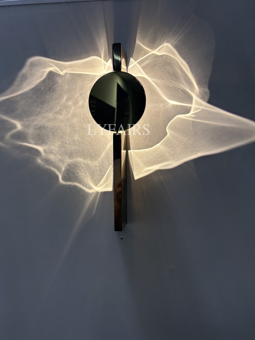 Ripple Rotating Ambient Wall Sconce for Bedroom