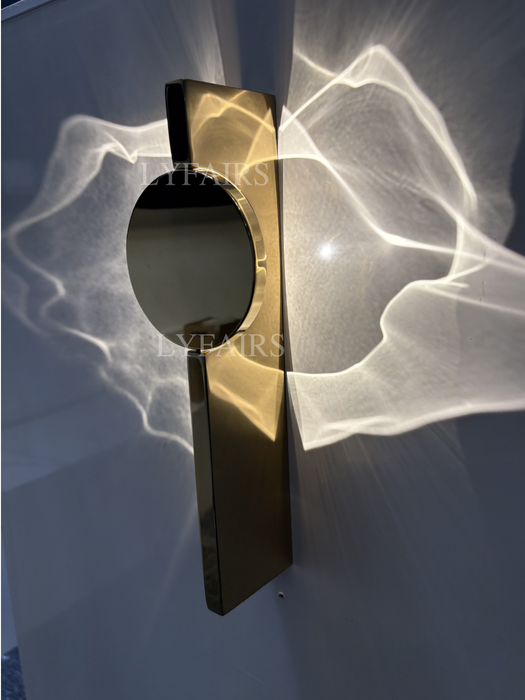 Ripple Rotating Ambient Wall Sconce for Bedroom