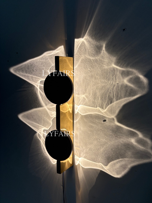 Ripple Rotating Ambient Wall Sconce for Bedroom