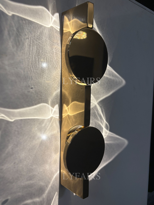 Ripple Rotating Ambient Wall Sconce for Bedroom