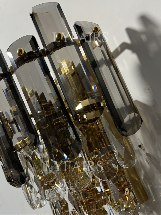 Lampadario di cristallo da incasso a soffitto