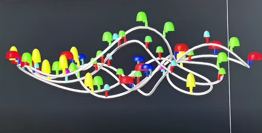 Art Design Mushroom Cluster Chandelier