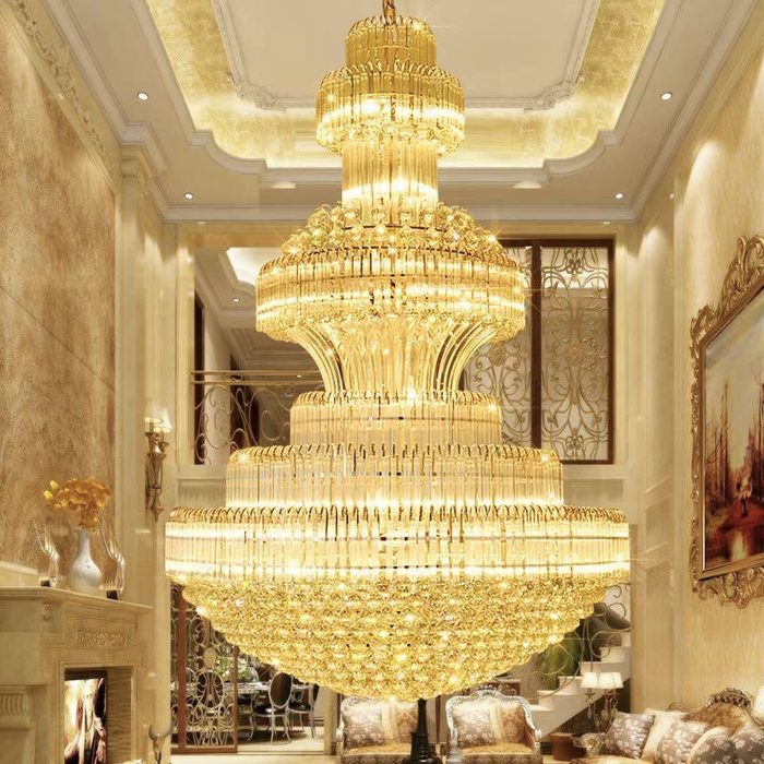 Customized Gold Era Crystal Chandelier
