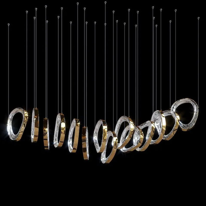 DIY Floating Bubble Glass Chandelier for Living Room/Dining Room/Hotel