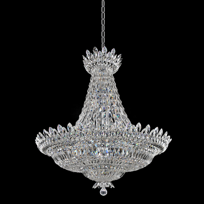 New Empire Style Foyer Ceiling Chandelier Crystal Pendant Light For Living Room Decoration