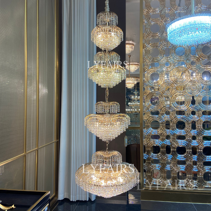 Luxury Fortune Tree Crystal Chandelier for Living Room/Staircase/Foyer