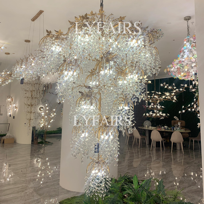 Luxury Tree Crystal Chandelier