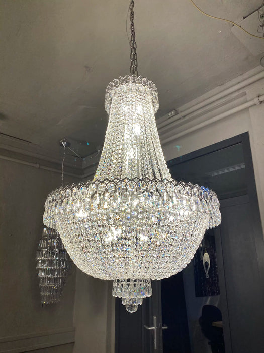 Luxury Bell-Form Crystal Chandelier