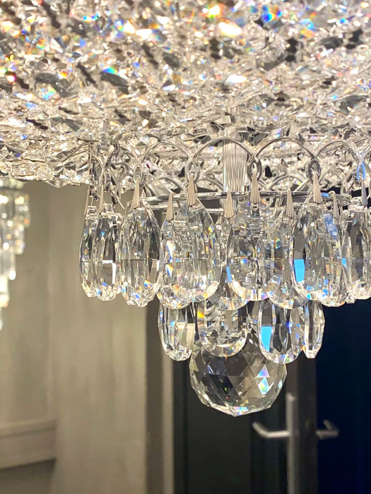 Luxury Bell-Form Crystal Chandelier