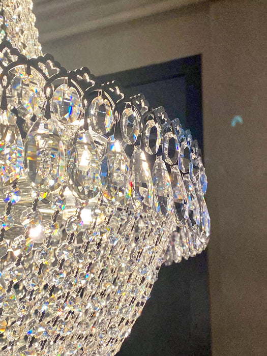 Luxury Bell-Form Crystal Chandelier