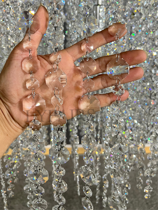 Luxury Floating Crystal Cluster Chandelier for Dining Room/Bar/Kitchen Island