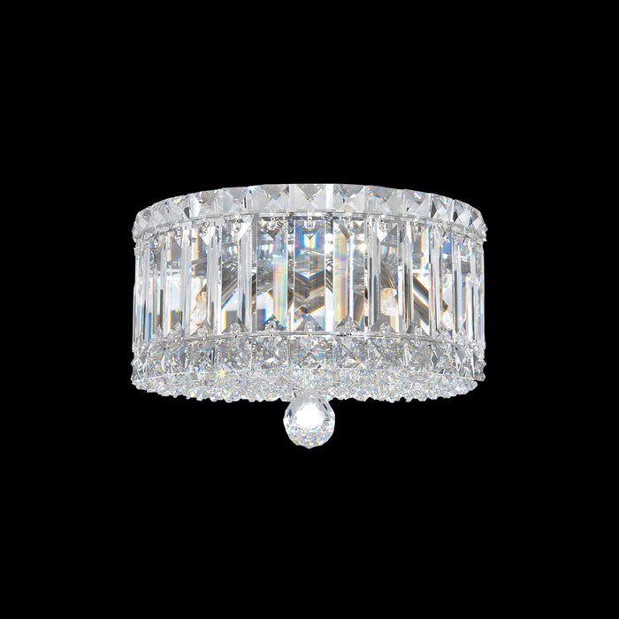 Luxury Flush Mounted Round Crystal Chandelier