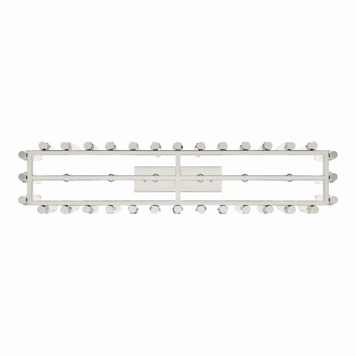 Luxury Round/Rectangular Hand-cut Crystal Chandelier for Low Ceiling