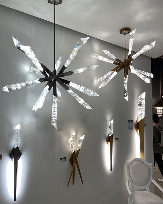 Luxury Sputnik/Linear Crystal Chandelier for Living Room/Dining Room/Bedroom
