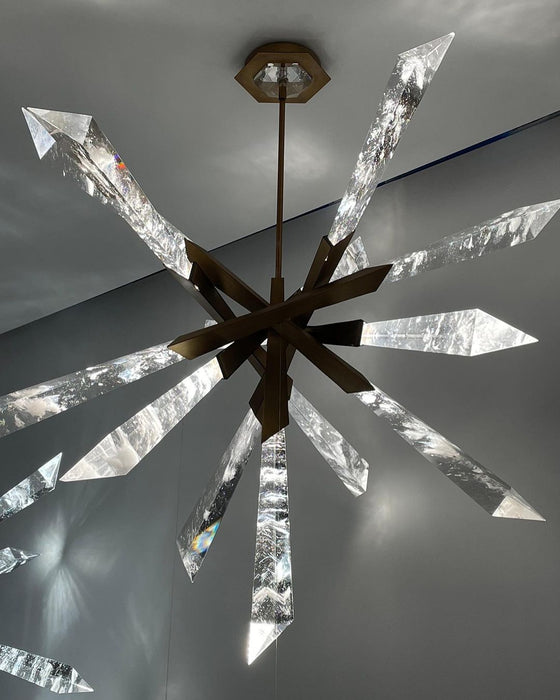 Luxury Sputnik/Linear Crystal Chandelier for Living Room/Dining Room/Bedroom