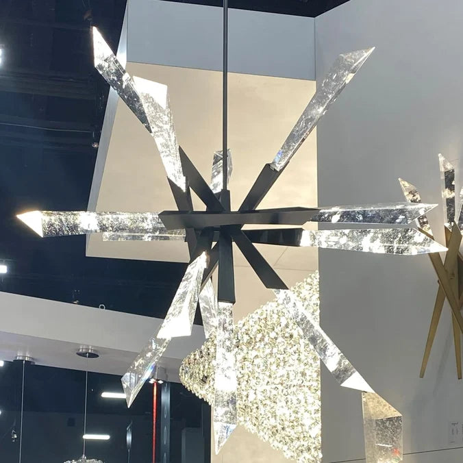 Luxury Sputnik/Linear Crystal Chandelier for Living Room/Dining Room/Bedroom