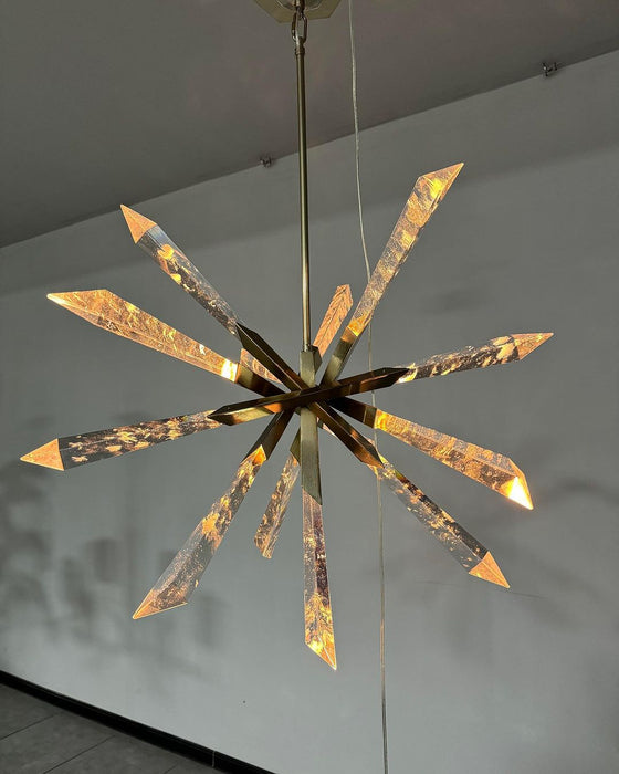 Luxury Sputnik/Linear Crystal Chandelier for Living Room/Dining Room/Bedroom