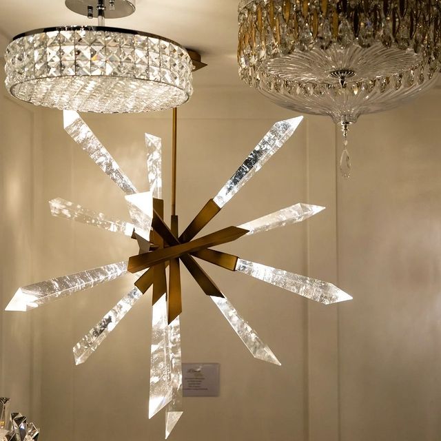 Luxury Sputnik/Linear Crystal Chandelier for Living Room/Dining Room/Bedroom