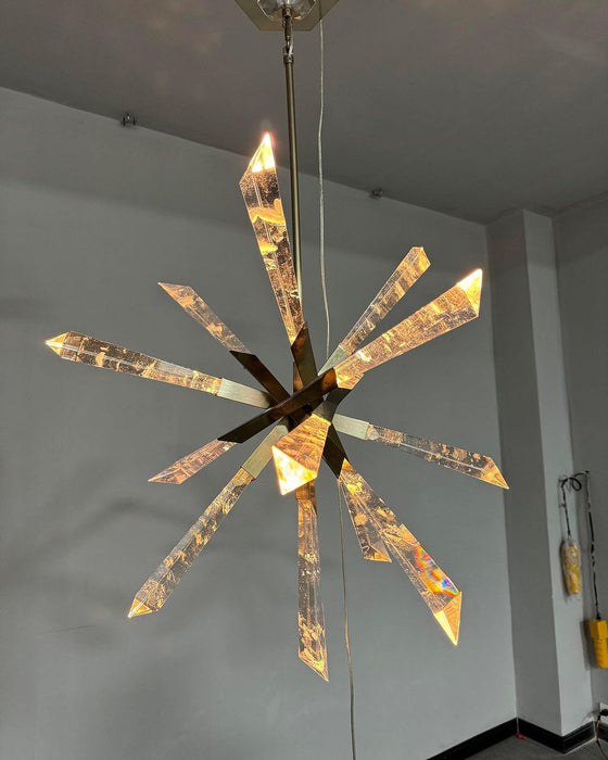 Luxury Sputnik/Linear Crystal Chandelier for Living Room/Dining Room/Bedroom