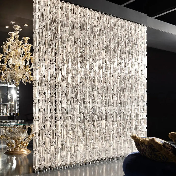 Luxury Textured Acrylic Rod Partition