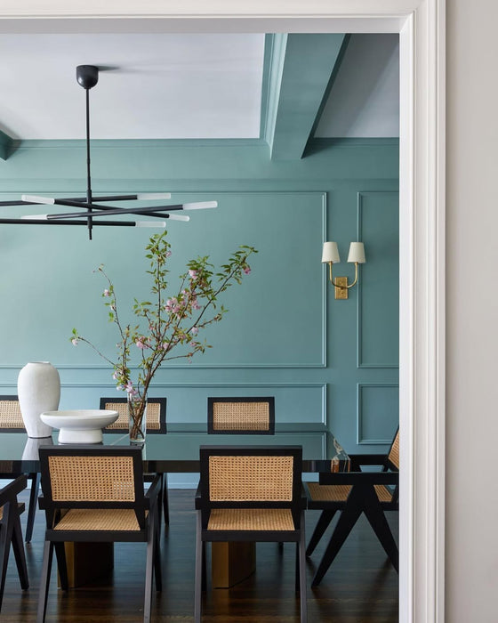 Minimalist 8/10 Light Articulating Chandelier in Brass/Polished Chrome/Bronze Finish