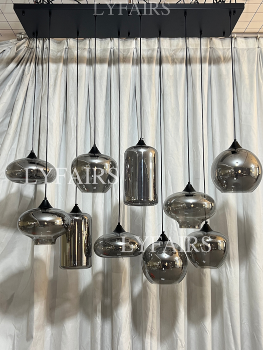 Lampada moderna in vetro, modelli di design, lampadario scandinavo per caffè/sala da pranzo/bar/tavolo