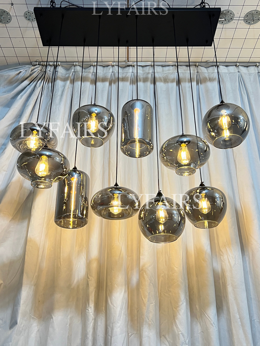 Lampada moderna in vetro, modelli di design, lampadario scandinavo per caffè/sala da pranzo/bar/tavolo