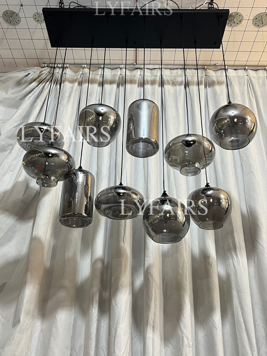 Lampada moderna in vetro, modelli di design, lampadario scandinavo per caffè/sala da pranzo/bar/tavolo