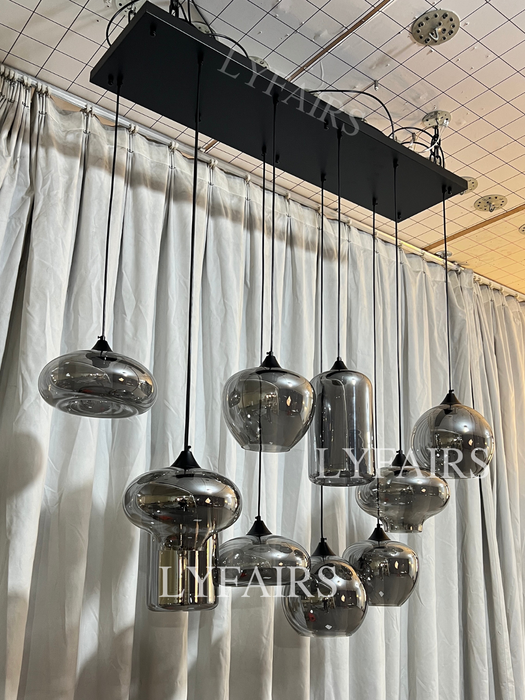 Lampada moderna in vetro, modelli di design, lampadario scandinavo per caffè/sala da pranzo/bar/tavolo