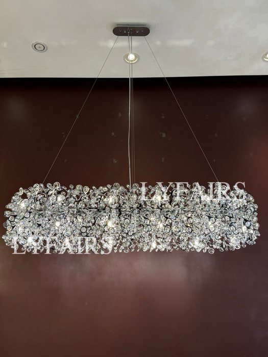 Modern Gyroscopic Chrome Pendant Light Fixtures for Dining Room/Living Room